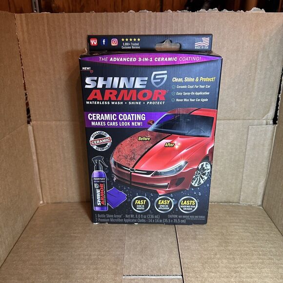 SHINE ARMOR Fortify Quick Coat High Performance Ceramic Coating, Car Wax. - Picture 1 of 5
